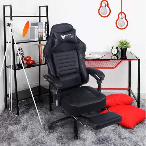 Seat Height Adjustable Swivel Racing Office Computer Ergonomic Video Game Chair image