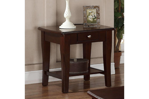 Modern Wooden Brown End Table Living Room Sofa Side Table image