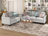 Living Room Furniture Loveseat Sofa and 3-seat  sofa (Light Gray) image