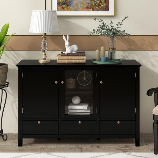 44.9'' Accent CabinetModern Console Table Sideboard for Living Room Dining Room With 2 Doors, 3 Drawers image