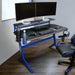 Techni Sport Blue Stryker Gaming Desk, Blue image
