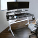 Techni Sport White Stryker Gaming Desk, White image