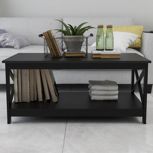 Coffee Table Oxford End Table-Black Color image