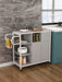 KITCHStorage cabinet GRY, move with roller.. image