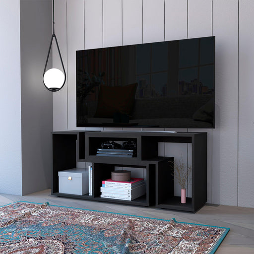 Anacapa Rectangle Reversible TV Stand Black image
