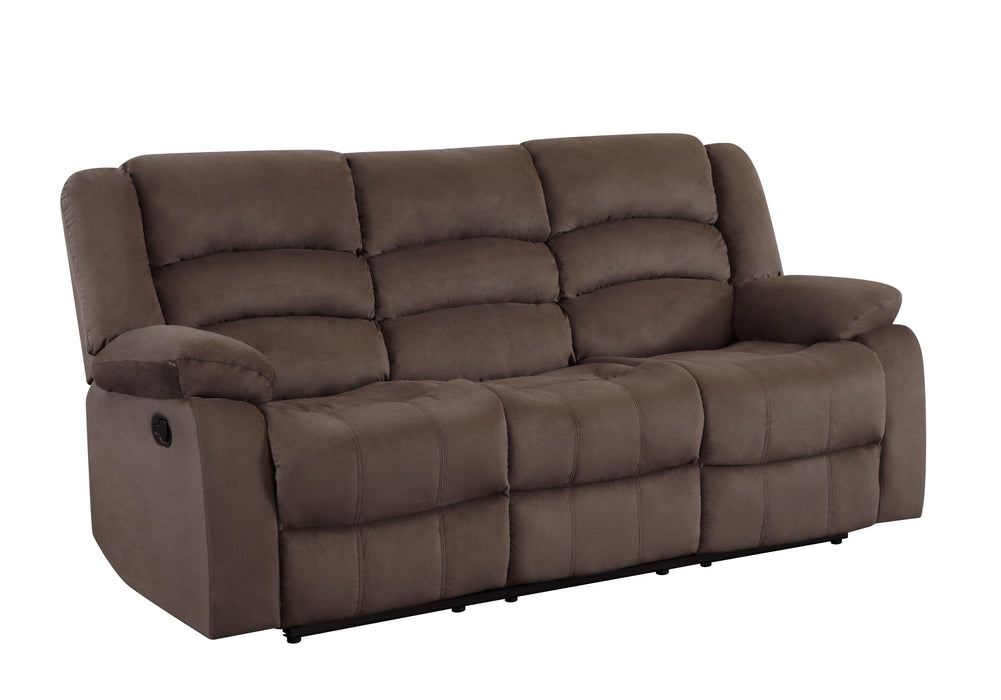 Global United Transitional Microfiber Fabric Upholstered Sofa image