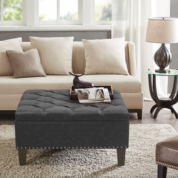 Lindsey Tufted Square Cocktail Ottoman image