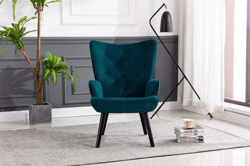 Accent chair  Living Room/Bed Room,Modern Leisure  Chair  Teal image