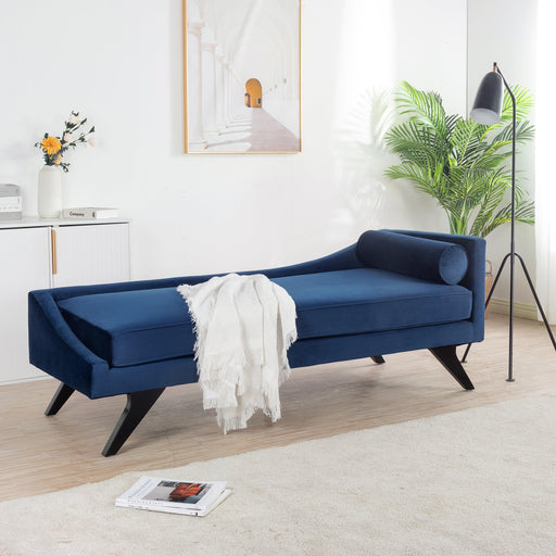 Right Square Arm Reclining Chaise Lounge image