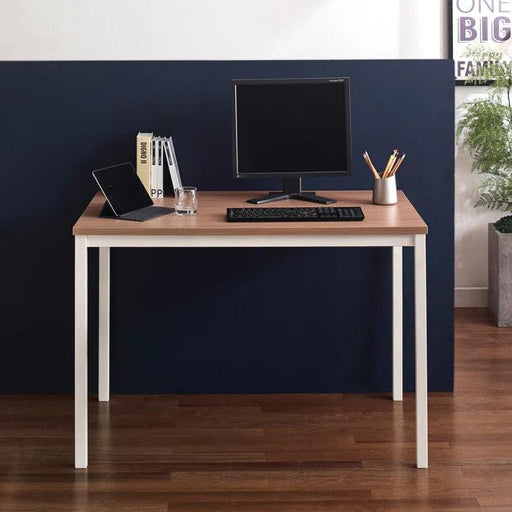 Harry Contemporary Wood and Metal Computer Desk in Oak image