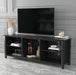 TV StandStorage Media Console Entertainment Center,Tradition Black,wihout drawer image
