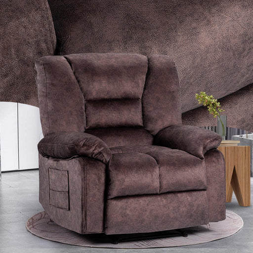 Oversized Recliner Chair Sofa with Massage and Heating image