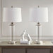 Clarity Glass Cylinder Table Lamp Set of 2 image