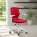 Techni Mobili Height Adjustable Mid Back Office Chair, Red image