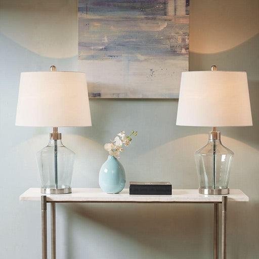 Harmony Angular Glass Table Lamp, Set of 2 image