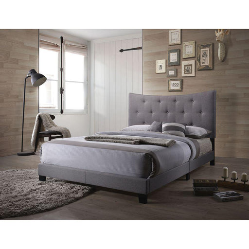 ACME Venacha Queen Bed in Gray Fabric 26360Q image