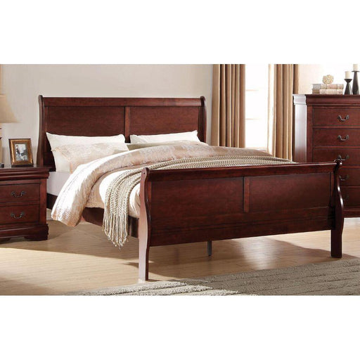 ACME Louis Philippe Queen Bed in Cherry 23750Q image