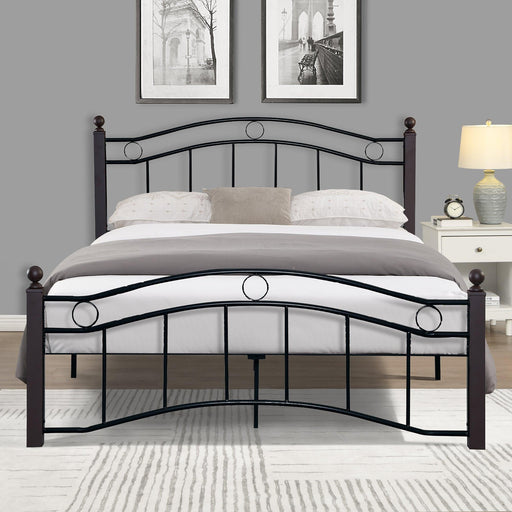 Queen Size Metal Bed Frame with Headboard and Footboard image