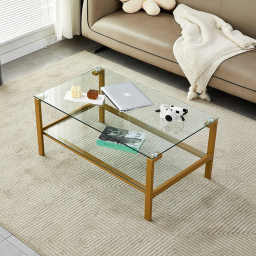 Clear Glass Clear Coffee Table image