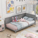 Twin Size Wood Daybed/Sofa Bed, Gray image