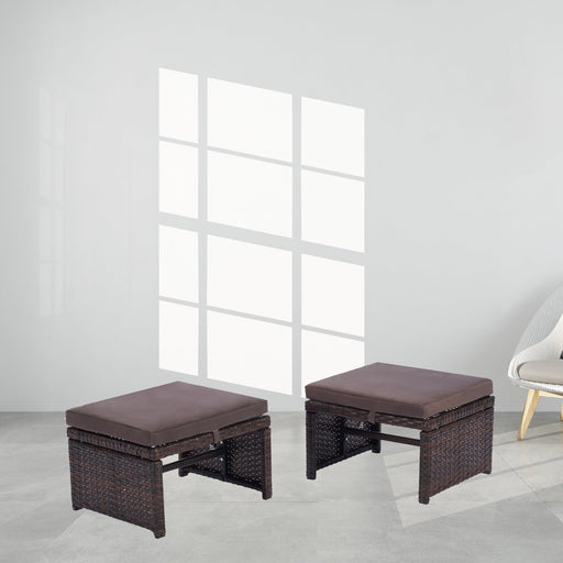 Outdoor Rattan Furniture Sofa And Table Set image