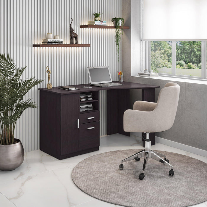 Techni Mobili Classic Office Desk withStorage, Espresso image