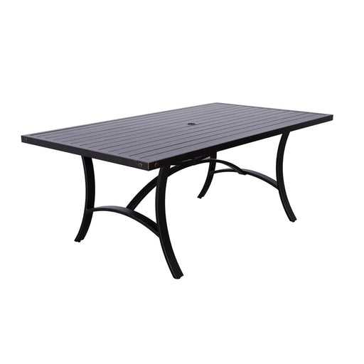 Rectangle Dining Table, Aluminum Frame Best Patio Furniture image