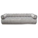 Image Low Profile Sofa in Platinum Grey Velvet w/ Brushed Silver Base by Diamond Sofa image