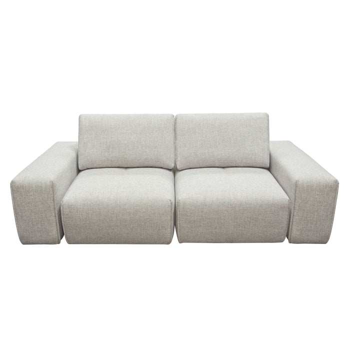 Jazz Modular 2-Seater with Adjustable Backrests in Light Brown Fabric by Diamond Sofa image