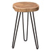 Joss Natural Acacia One of a Kind Live Edge Accent Table w/ Black Hairpin Legs by Diamond Sofa image