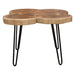Joss Natural Acacia One of a Kind Live Edge Square Cocktail Table w/ Black Hairpin Legs by Diamond Sofa image