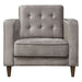 Juniper Tufted Chair in Champagne Grey Velvet by Diamond Sofa image