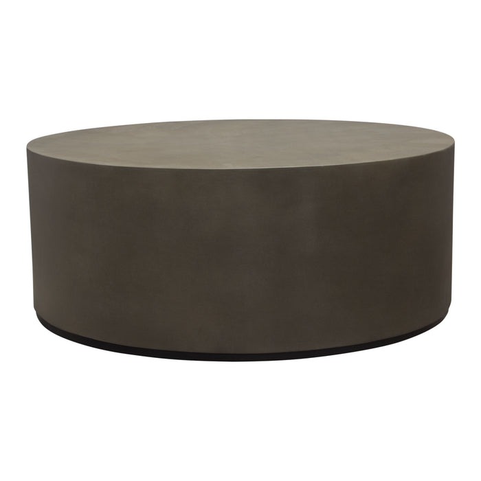 Montage Round Natural Cement Cocktail Table by Diamond Sofa image
