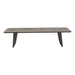 Motion Solid Mango Wood Dining/Accent Bench in Smoke Grey Finish w/ Silver Metal Inlay by Diamond Sofa image