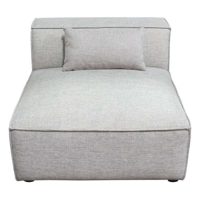 Vice Armless Chair in Barley Fabric by Diamond Sofa image